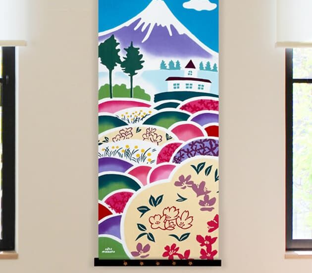 手ぬぐい「富士遠景」