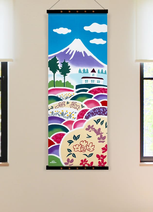 手ぬぐい「富士遠景」