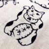 手ぬぐい「招き猫いっぱい（紺）」