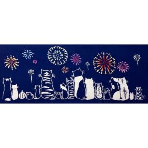 手ぬぐい「ネコたちの夏」猫