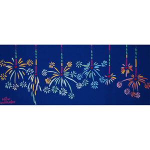 てぬぐい「線香花火」夏