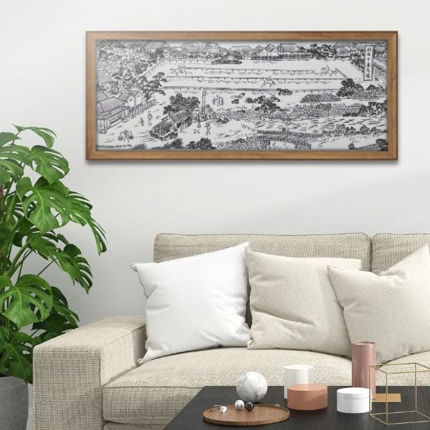 干支手ぬぐい「麻布十番馬場」