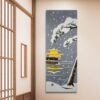 手ぬぐい「日本の冬」金閣寺