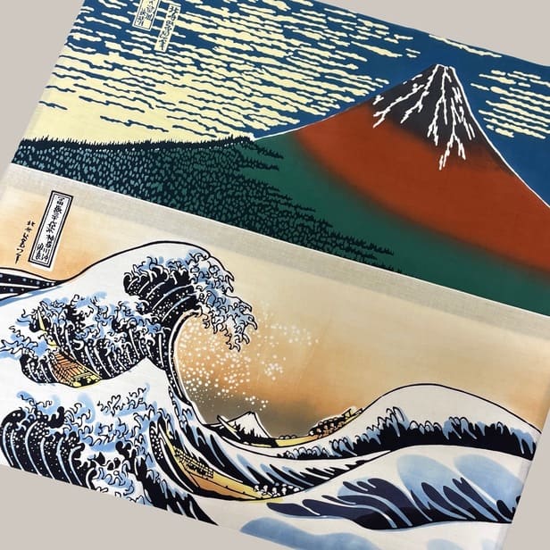 浮世絵の手ぬぐい 浮世絵の手ぬぐい