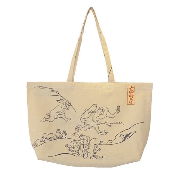 手ぬぐいエコバッグ「鳥獣戯画」 | 手ぬぐい│アート蒼公式サイト 
