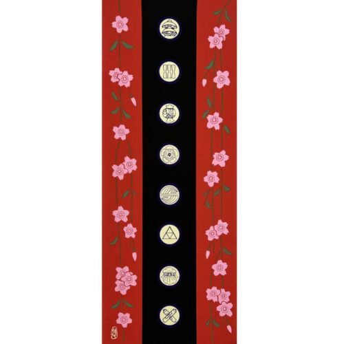 捺染手ぬぐい「歌舞伎衣裳道成寺Ⅱ」