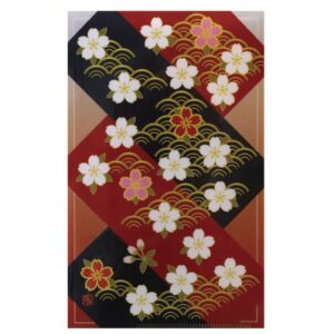 A5クリアファイル「着物柄」文房具