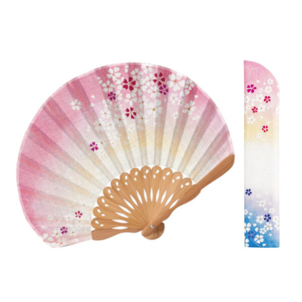 扇子セット「桜ぼかし」