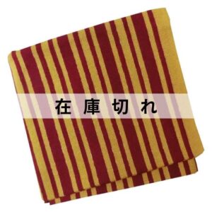 手ぬぐいハンカチ「両子持ち縞(エンジ)」