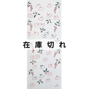 手ぬぐい「南天に雪うさぎ」