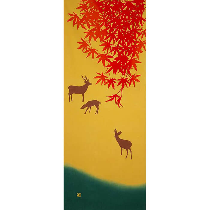てぬぐい「日本の秋」紅葉