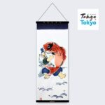 TokyoTokyo選定「アートフレームと手ぬぐい鯛を抱く恵比寿さま」