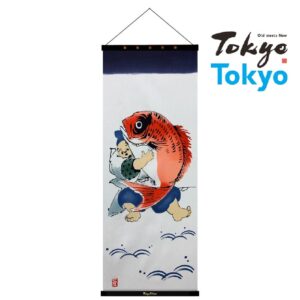 TokyoTokyo選定商品「アートフレームと手ぬぐい 鯛を抱く恵比寿さま」