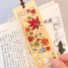 木のしおり「紅葉」日本製