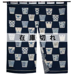 風呂敷のれん「そば猪口」