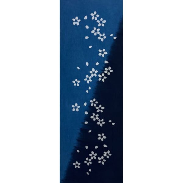 藍染め手ぬぐい「桜」