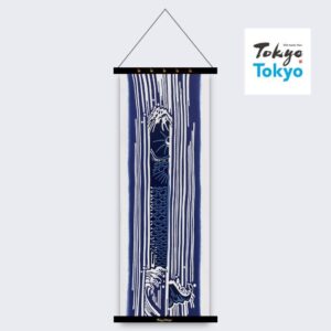 TokyoTokyo選定 アートフレームと絵てぬぐい「鯉の滝のぼり」