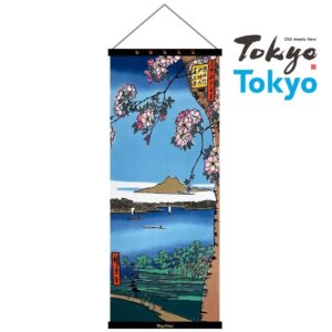 TokyoTokyo選定アートフレームと絵てぬぐい「隅田川水神の森」