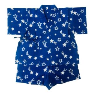 手ぬぐい赤ちゃん甚平「星」