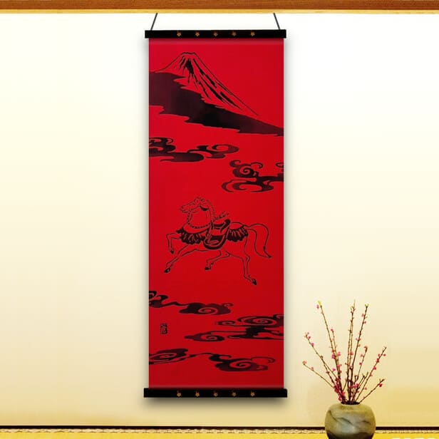 2026年干支手ぬぐい「天翔ける神馬」