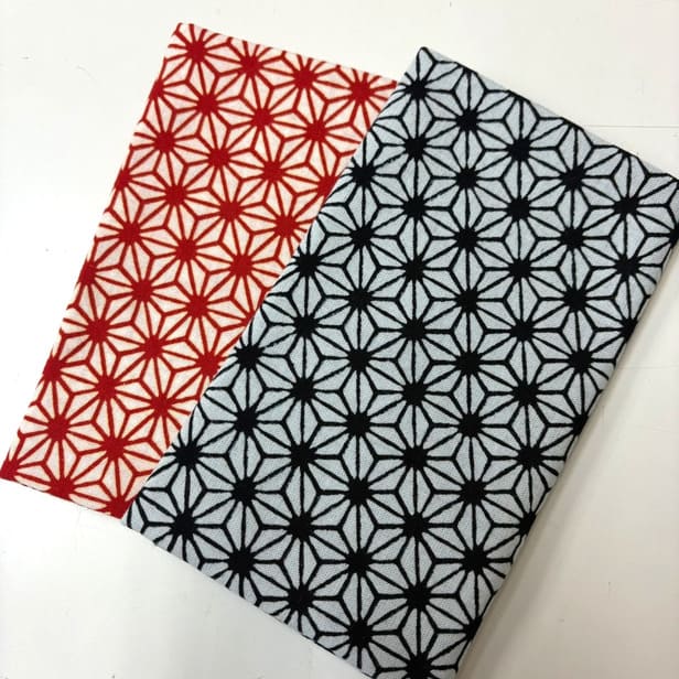 手ぬぐい「麻の葉(黒)」 手ぬぐい「麻の葉(黒)」