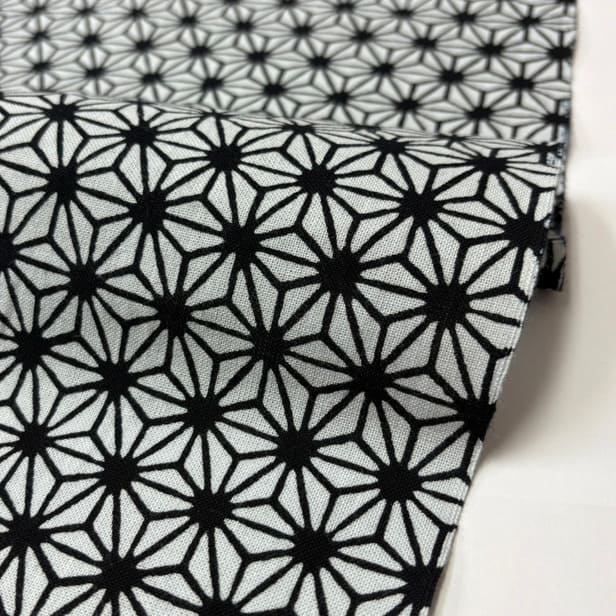 手ぬぐい「麻の葉(黒)」 手ぬぐい「麻の葉(黒)」