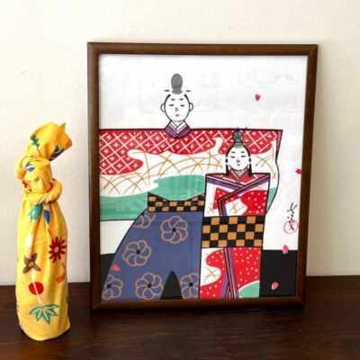 ひなまつりの手ぬぐい 雛祭りの手ぬぐい