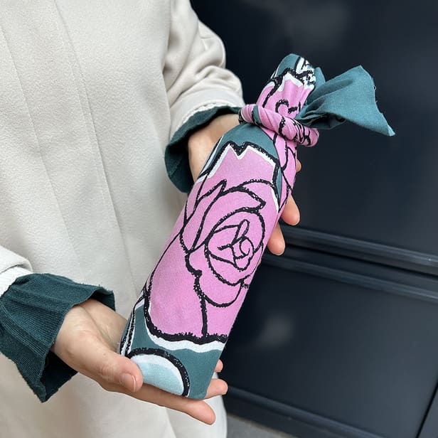 手ぬぐい「バラ(ピンク)」