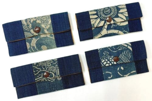 古布×藍染め作品