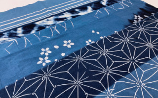 藍染め手ぬぐい