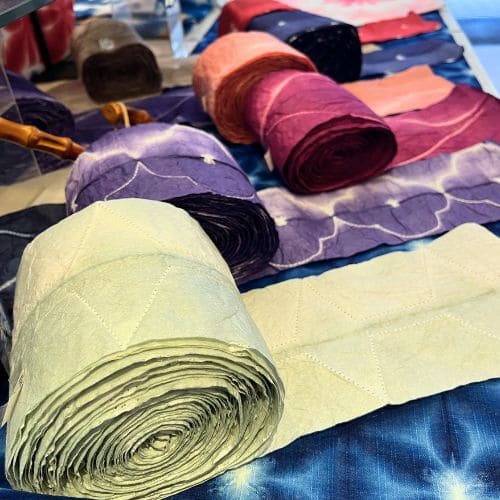 麻布十番麻の葉・有松絞り 伝統工芸品・有松絞りのあて布あて紙