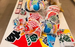 手ぬぐい専門店 麻布十番 麻の葉「亀崎染工展」